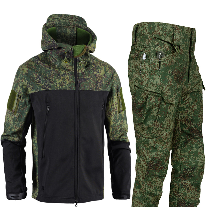 Outdoor Hunting Fleece - Men's 3-in-1 Shark Skin Softshell Jacket