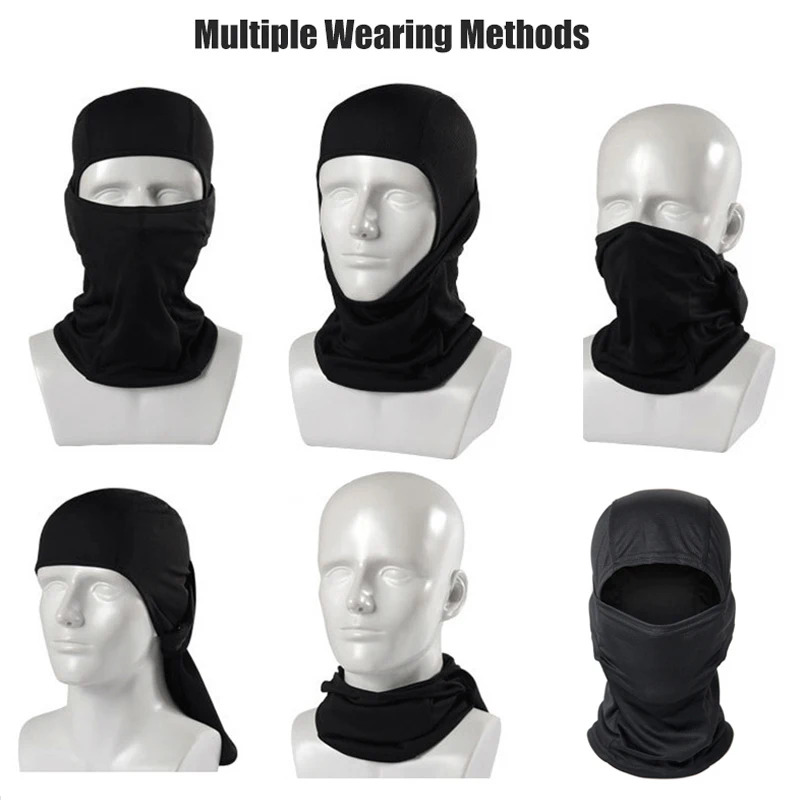 Mens Outdoor Hunting Hats - Camouflage Balaclava Hat Cycling Full Face