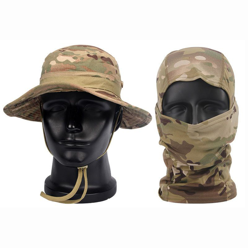 Camouflage Boonie Cap Balaclav - Mens Outdoor Hunting Hats 评论和价格