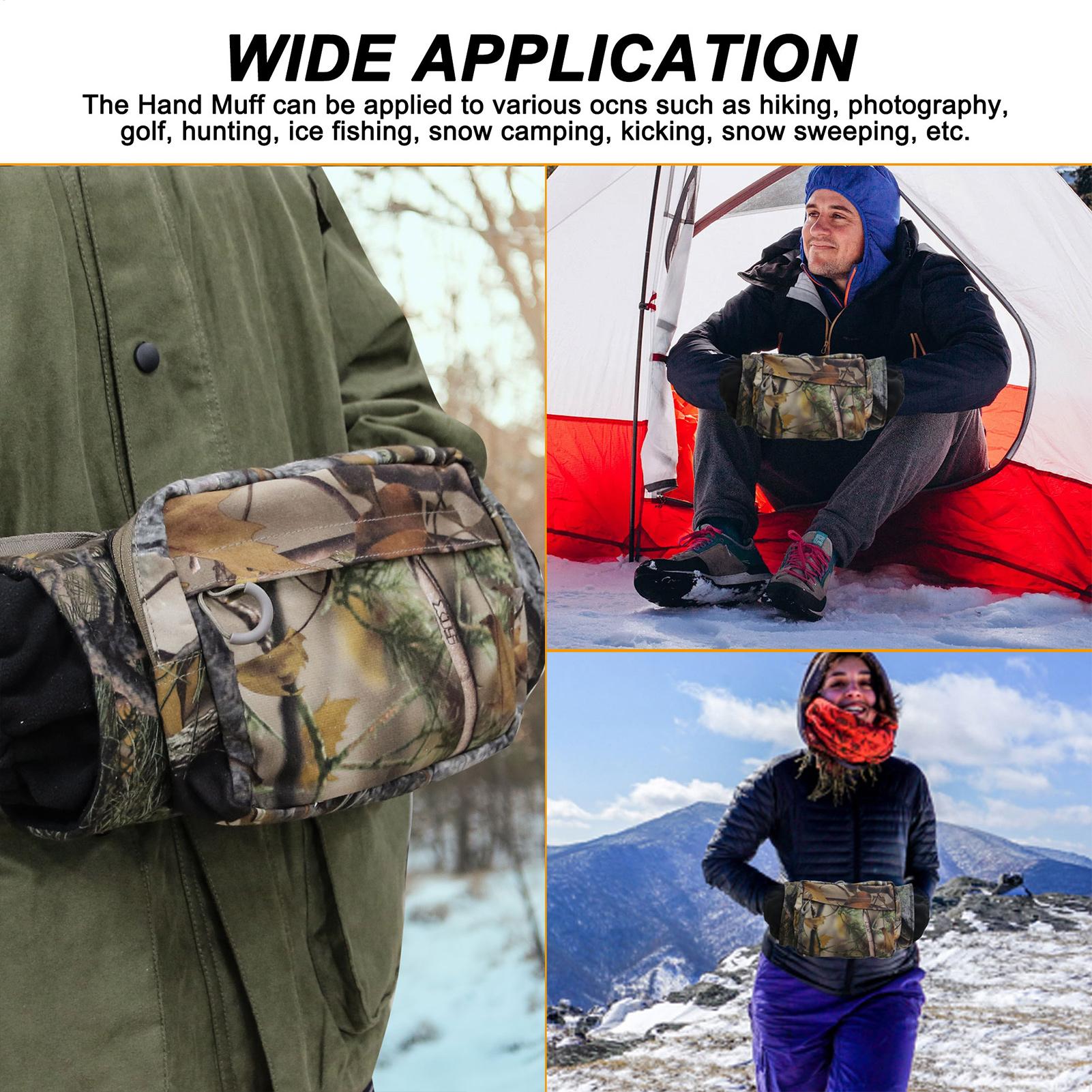 Hunting Hand Warmer Pouch Flee - Outdoor Hunting Fleece 评论和价格