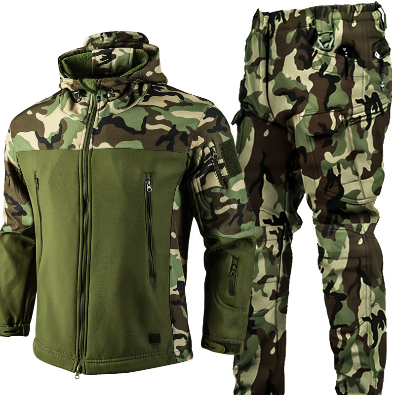 Men's 3-in-1 Shark Skin Softsh - Outdoor Hunting Fleece 评论和价格