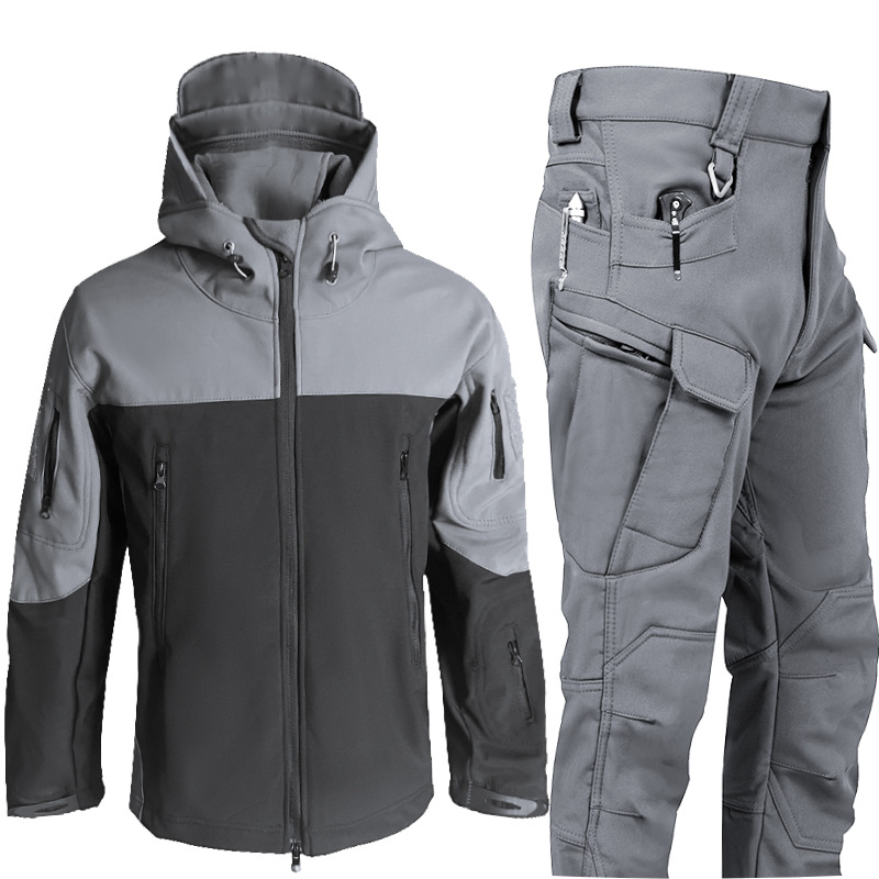 Men's 3-in-1 Shark Skin Softsh - Outdoor Hunting Fleece 评论和价格
