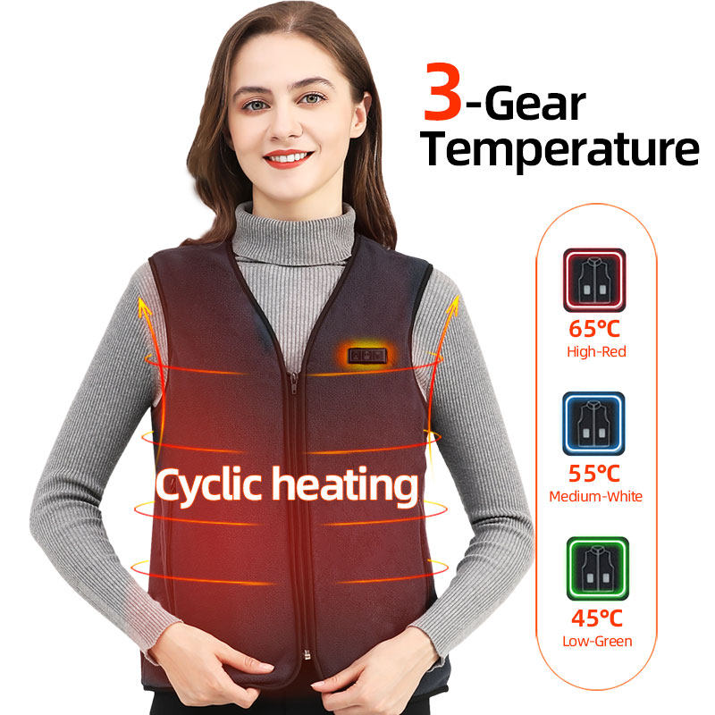 Smart Fleece Heated Vest Men U - Outdoor Hunting Fleece 评论和价格