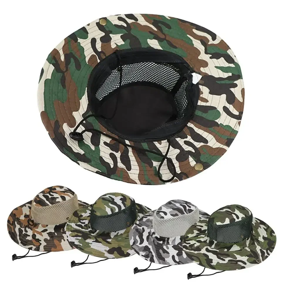 Fishing UV Protection Camoufla - Mens Outdoor Hunting Hats 评论和价格