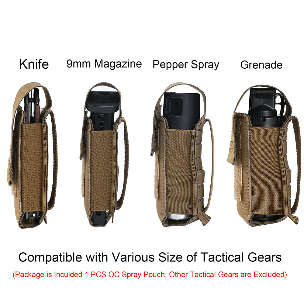 Tactical Molle OC Pepper Spray - Men'S Outdoor Hunting Jacket 评论和价格