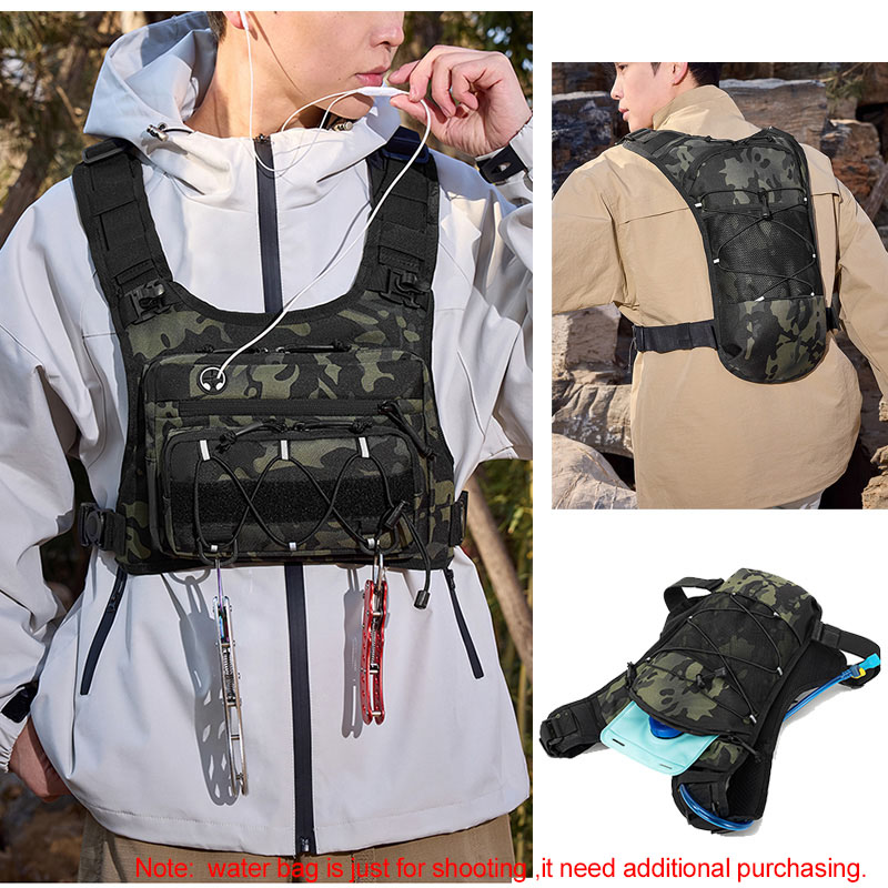 Tactical Bag Front Chest Rig V - Men'S Outdoor Hunting Jacket 评论和价格